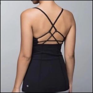 Lululemon Dancing Warrior Tank - Black - Size 10